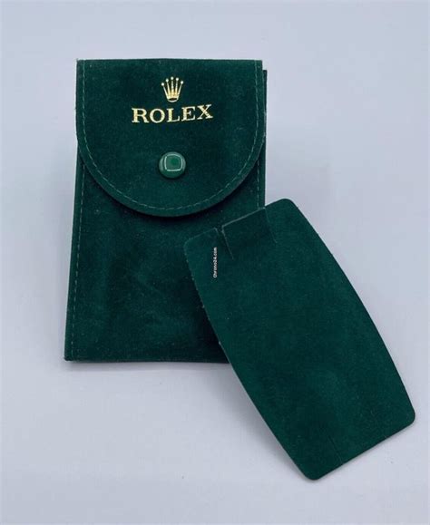 Porta Orologio Rolex In Velluto Travel Pouch Box Service Da 